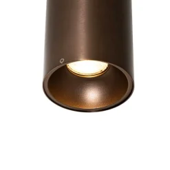 Moderne opbouwspot donkerbrons GU10 50mm - Deep