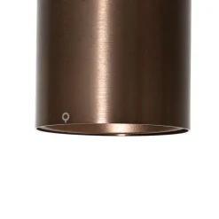 Moderne opbouwspot donkerbrons GU10 50mm - Deep