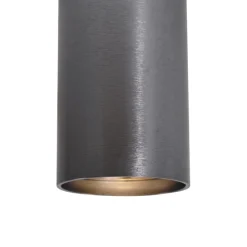 Moderne opbouwspot gunmetal GU10 50mm - Tuba