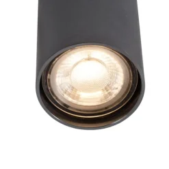 Moderne opbouwspot gunmetal GU10 50mm - Tuba
