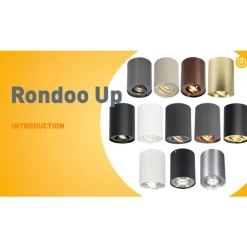 Moderne opbouwspot gunmetal GU10 50mm kantelbaar - Rondoo Up