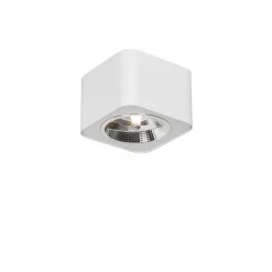 Moderne opbouwspot wit vierkant GU10 111mm - Boxer