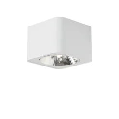 Moderne opbouwspot wit vierkant GU10 111mm - Boxer