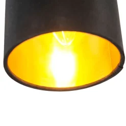 Moderne opbouwspot zwart kantelbaar - Lofty