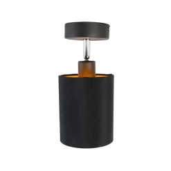 Moderne opbouwspot zwart kantelbaar - Lofty