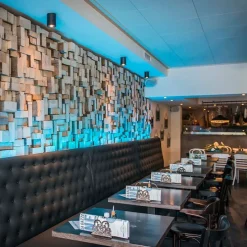 Moderne opbouwspot zwart GU10 50mm - Tubo