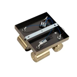 Moderne plafondlamp brons 4-lichts verstelbaar rechthoekig - Jeana