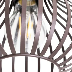 Moderne plafondlamp bruin 18 cm - Saffira