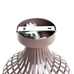 Moderne plafondlamp bruin 18 cm - Saffira