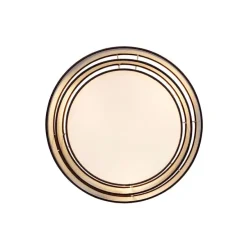 Moderne plafondlamp bruin 45 cm 3-lichts - Drum Trio