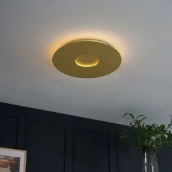 Moderne plafondlamp goud 40cm incl. LED 3-staps dimbaar - Morning