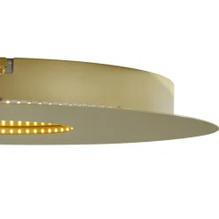 Moderne plafondlamp goud 40cm incl. LED 3-staps dimbaar - Morning