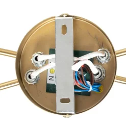 Moderne plafondlamp goud 4-lichts met smoke glas - Athens