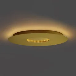 Moderne plafondlamp goud 60cm incl. LED 3-staps dimbaar - Morning
