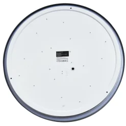 Moderne plafondlamp grijs met wit 48cm incl. LED dimbaar RGB - Kanton