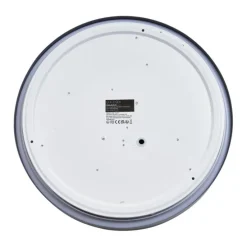 Moderne plafondlamp grijs met wit 38cm incl. LED dimbaar RGB - Kanton