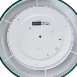 Moderne plafondlamp groen velours 40cm incl. LED 3-staps dimbaar - Sue