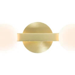 Moderne plafondlamp messing IP44 4-lichts - Cederic