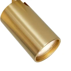 Moderne plafondlamp messing 2-lichts kantelbaar - Lesly