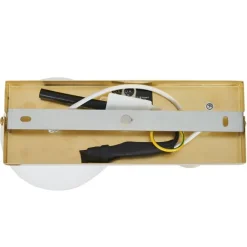 Moderne plafondlamp messing 2-lichts kantelbaar - Lesly