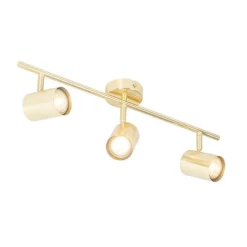 Moderne plafondlamp messing 3-lichts verstelbaar - Jeana