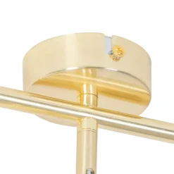 Moderne plafondlamp messing 3-lichts verstelbaar - Jeana