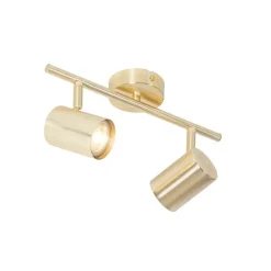 Moderne plafondlamp messing 2-lichts verstelbaar - Jeana