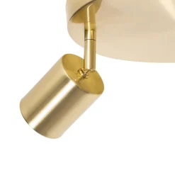 Moderne plafondlamp messing verstelbaar rond 3-lichts - Java