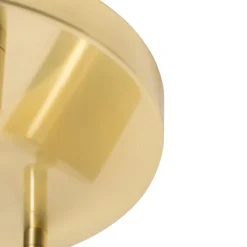 Moderne plafondlamp messing verstelbaar rond 3-lichts - Java