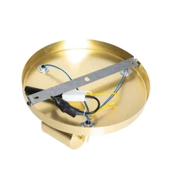 Moderne plafondlamp messing verstelbaar rond 3-lichts - Java