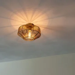 Moderne plafondlamp messing 30 cm - Bolti