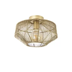 Moderne plafondlamp messing 30 cm - Bolti