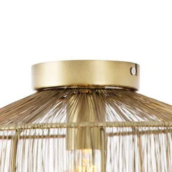 Moderne plafondlamp messing 30 cm - Bolti