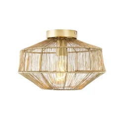 Moderne plafondlamp messing 30 cm - Bolti