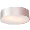 Moderne plafondlamp roze 40 cm met gouden binnenkant - Drum