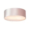 Moderne plafondlamp roze 30 cm met gouden binnenkant - Drum