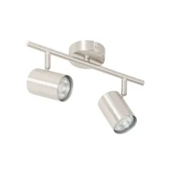 Moderne plafondlamp staal 2-lichts verstelbaar - Jeana