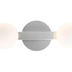 Moderne plafondlamp staal IP44 4-lichts - Cederic