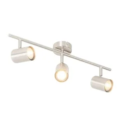 Moderne plafondlamp staal 3-lichts verstelbaar - Jeana