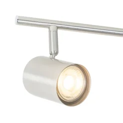Moderne plafondlamp staal 3-lichts verstelbaar - Jeana
