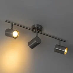 Moderne plafondlamp staal 3-lichts verstelbaar - Jeana