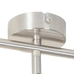 Moderne plafondlamp staal 3-lichts verstelbaar - Jeana