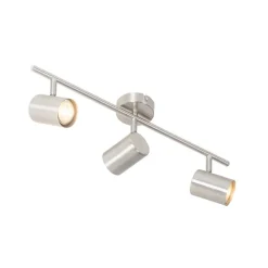 Moderne plafondlamp staal 3-lichts verstelbaar - Jeana