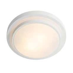 Moderne plafondlamp wit 35 cm IP44 - Walden