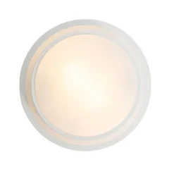 Moderne plafondlamp wit 35 cm IP44 - Walden