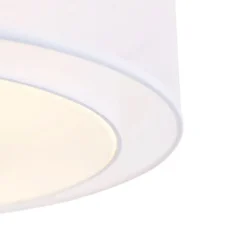 Moderne plafondlamp wit 50 cm 3-lichts - Drum Duo