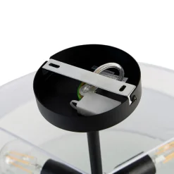 Moderne plafondlamp wit 50 cm 3-lichts - Drum Duo