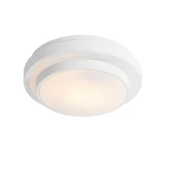 Moderne plafondlamp wit 25 cm IP44 - Walden