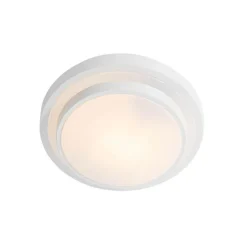 Moderne plafondlamp wit 25 cm IP44 - Walden