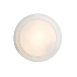 Moderne plafondlamp wit 25 cm IP44 - Walden